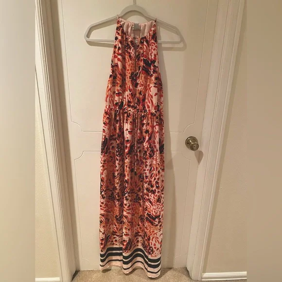 h&m colorful maxi dress Colorful Print Maxi Dress